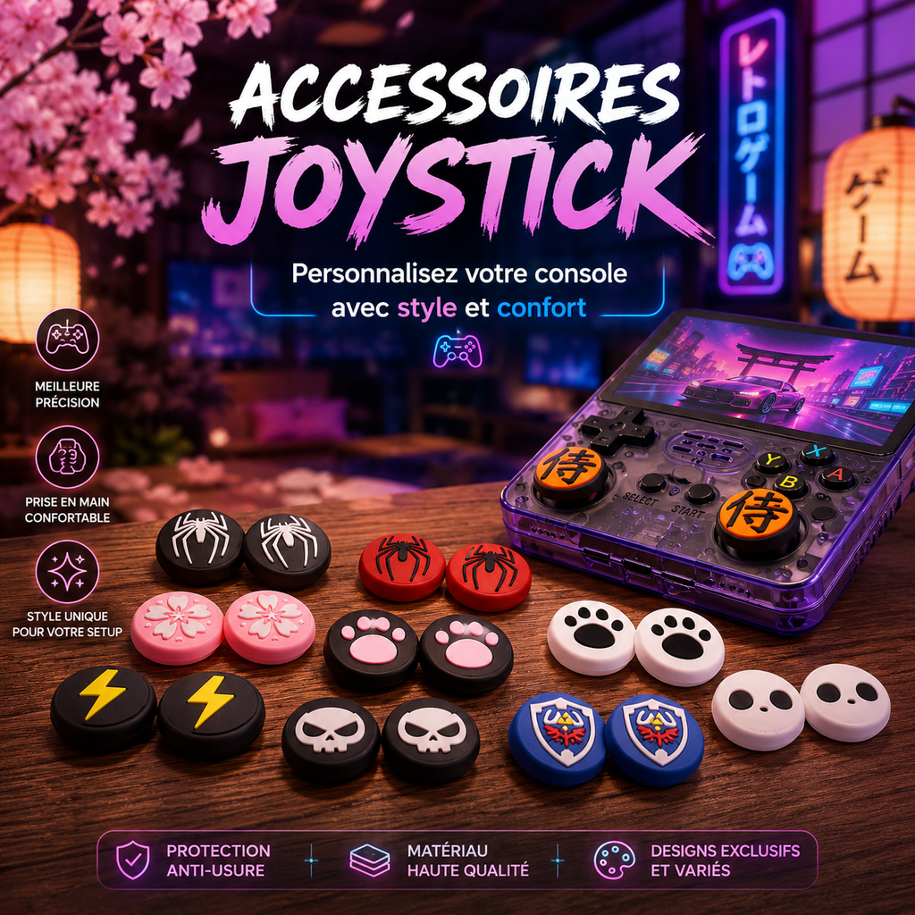 GripStyle™ – Caps de Joystick pour RetroGo